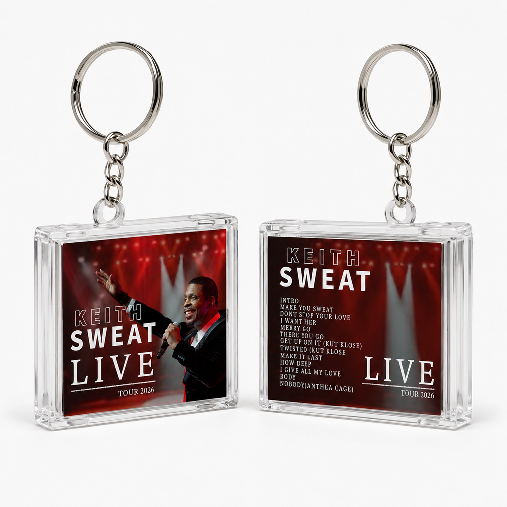 KEITH SWEAT LIVE TOUR 2026 MINI DVD COLLECTIBLE + EXCLUSIVE VIDEO