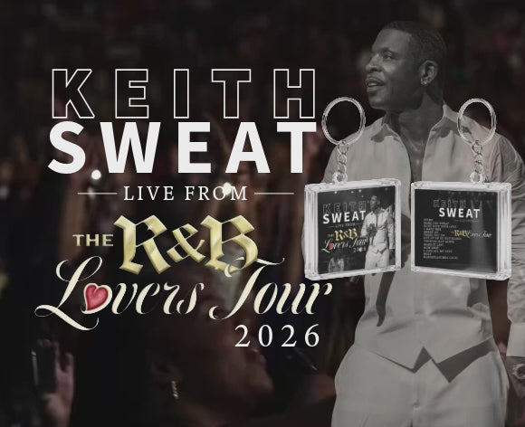 Keith Sweat The RNB Lovers Tour 2026 Mini Keychain Collectible